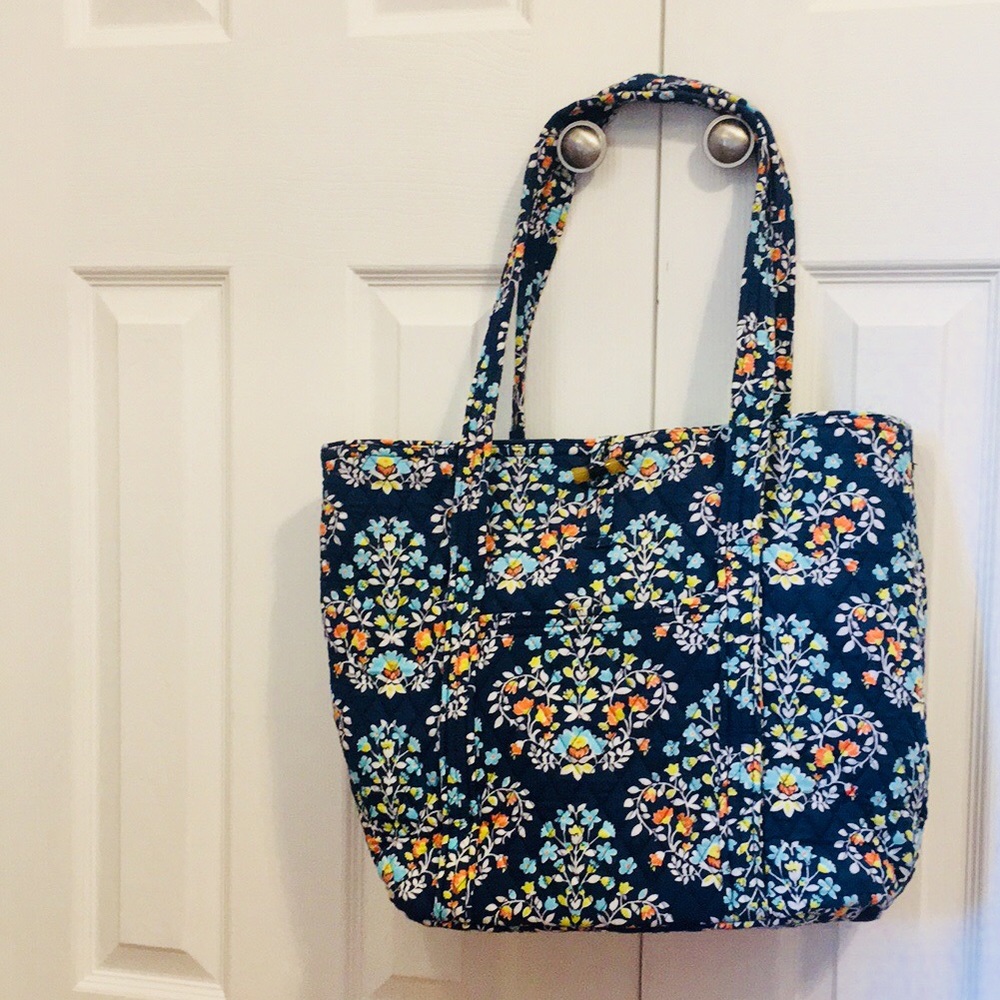 Vera Bradley Blue Shoulder Tote Bag